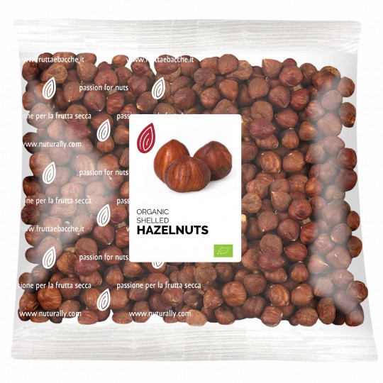 Shelled Organic Italian Hazelnuts