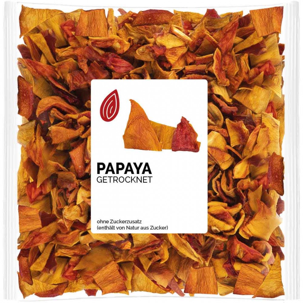 Getrocknete Papaya