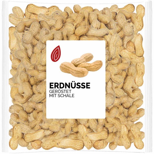 Geröstete Erdnüsse mit Schale