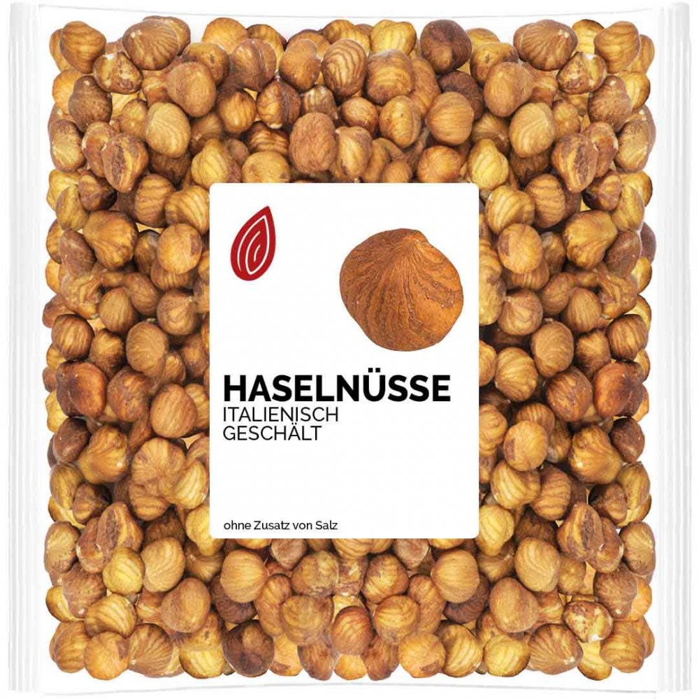 geschälte haselnüsse