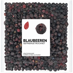Gefriergetrocknete Blaubeeren